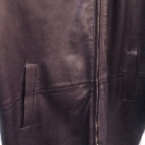 Men’s Versace Classic V2 3/4 Leather Jacket Coat - Picture 3 of 8